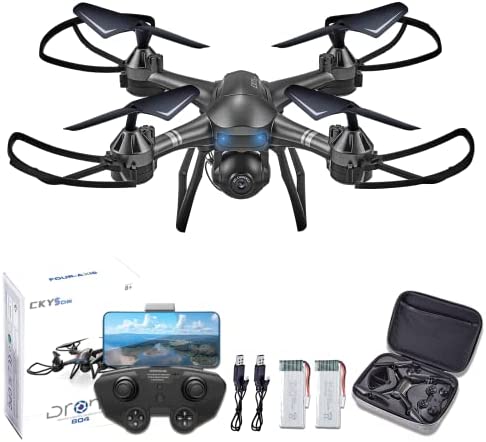 1686279054 41JVVcxg7RL. AC  - CKYSCHN Drone with Camera, 1080P Drones for Kids Adults, APP Control RC Quadcopter & 2 Batteries for Beginners, 360°Flips Drone, Auto Return, Altitude Hold, Headless Mode, One Key Take Off & Landing (Black)