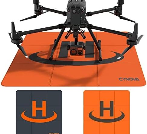 1687058448 51n6tjZ1K L. AC  486x445 - CYNOVA 3.33 FT Drone Landing Pad Weighted Large Waterproof PU Leather Foldable Wind Resistant Landing Pad for Professional Photography Surveying and Agriculture Drones