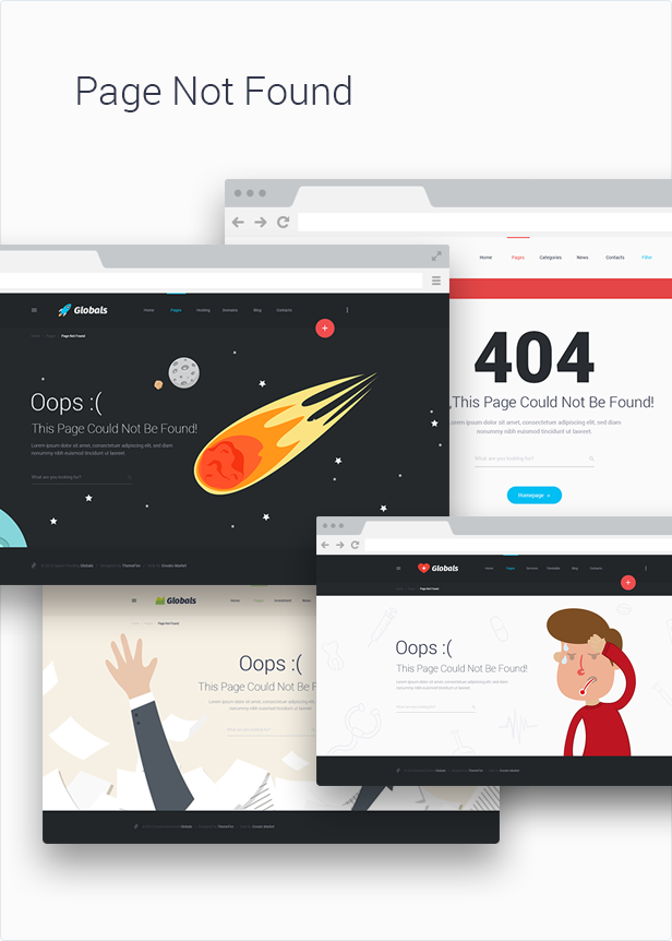 Globals - Material & Universal PSD Template - 17