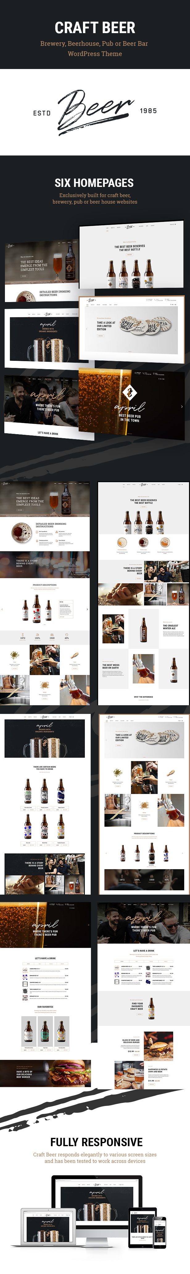 Beer p01 - Craft Beer - Brewery & Pub WordPress Theme
