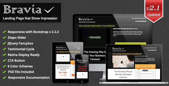 bravia preview 2.1.  large preview - Bravia Landing Page