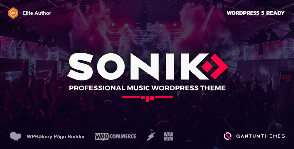 01 SONIK themeforest preview 590.  large preview - SONIK: Responsive Music Wordpress Theme for Bands, Djs, Radio Stations, Singers, Clubs and Labels.