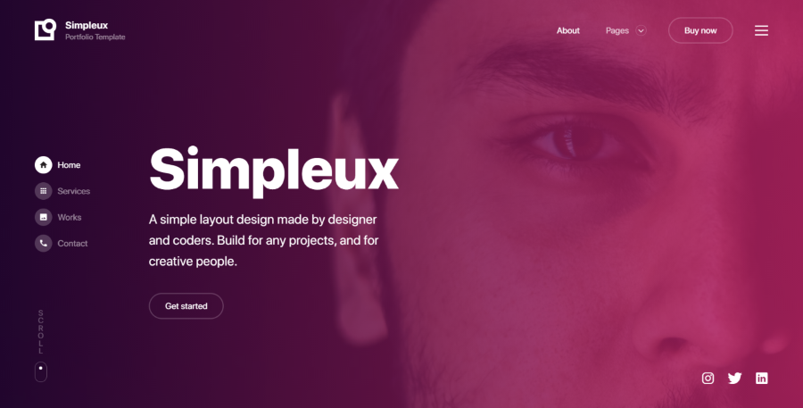 09 index2 - Simpleux - Creative Portfolio Website Template