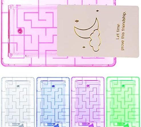 1688443721 513WJvs1HaL. AC  494x445 - 5 Pieces Plastic Card Holder, UHOMENY Gift Card Holder Fun Card Box Pinball Cash Holder Intellectual Pinball Machine Game Fun and Challenging for Teens Home Birthday Party Supplies