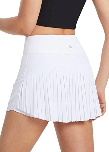 BALEAF Women’s Pleated Tennis Skirts High Waisted Lightweight Athletic Golf Skorts Skirts with Shorts Pockets