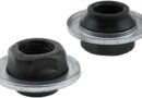 AYLIFU 2-Piece Bicycle Front/Rear axle nut conical nut dust Cover 9.5mm Front axle nut, Suitable for Front and Rear Bicycle Wheels