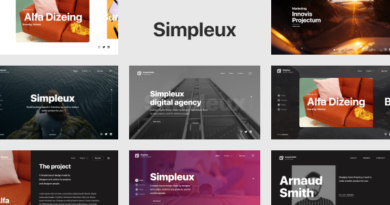 Simpleux – Creative Portfolio Website Template
