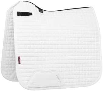 21opOgHTpmL. AC  - LeMieux Dressage Cotton Square Saddle Pad - English Saddle Pads for Horses - Equestrian Riding Equipment and Accessories