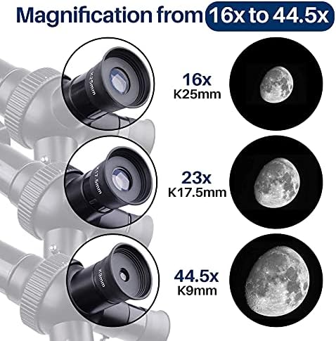 51soyqWa87L. AC  - Telescopes for Adults Astronomy, 70mm Aperture 400mm AZ Mount Astronomical Telescope for Astronomy Beginners Kids Adults - Carry Bag Upgraded Tripod and Phone Holder for Photography