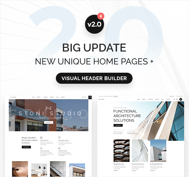 Stoni - Architecture Agency WordPress Theme - 1