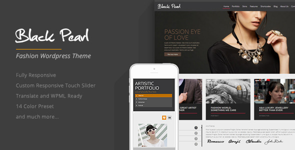 Black Pearl – Responsive Fashion WordPress Theme