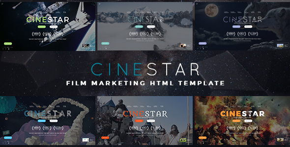 CINESTAR – Film Marketing Responsive Template