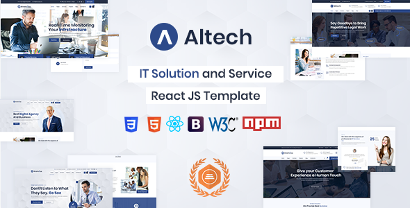 altech 590x300.  large preview - Altech - React IT Solutions & Multi Services Template