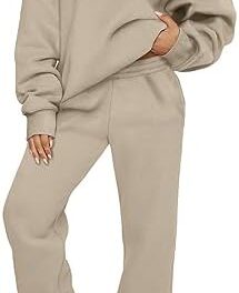 AUTOMET Womens 2 Piece Outfits Long Sleeve Sweatsuits Sets Half Zip Sweatshirts with Joggers Sweatpants