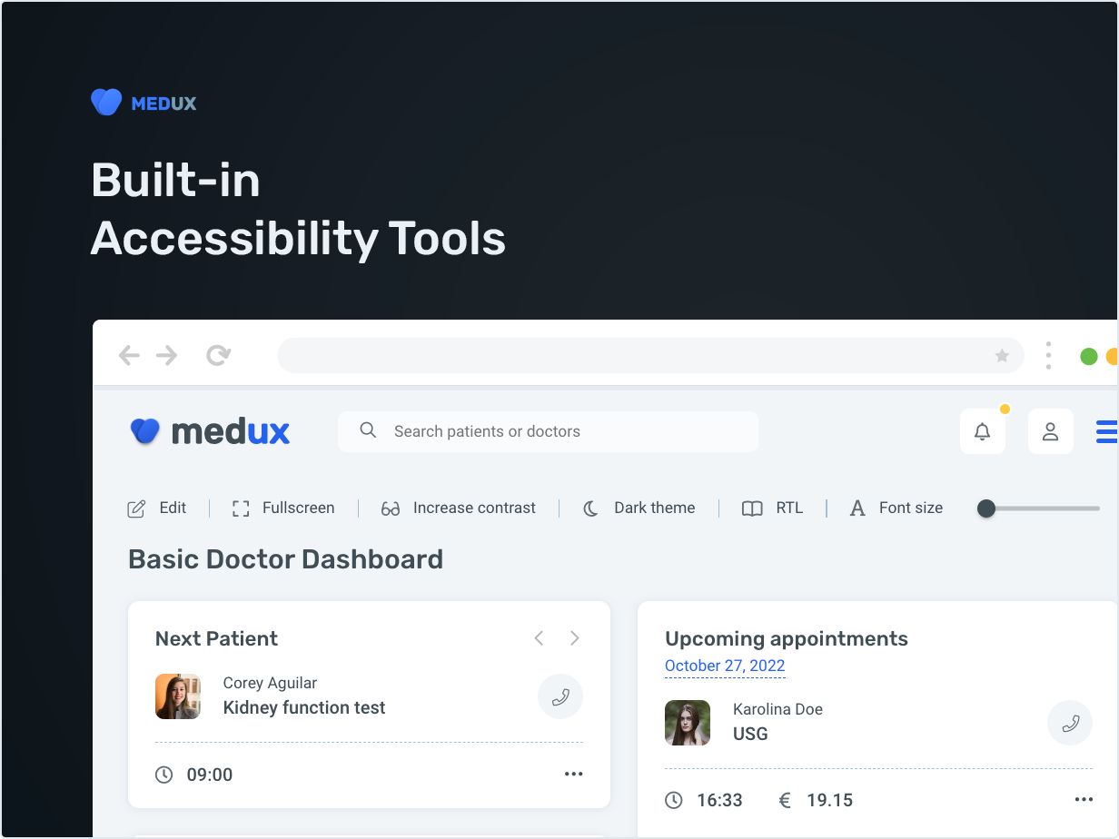 Built-in Accessibility Tools