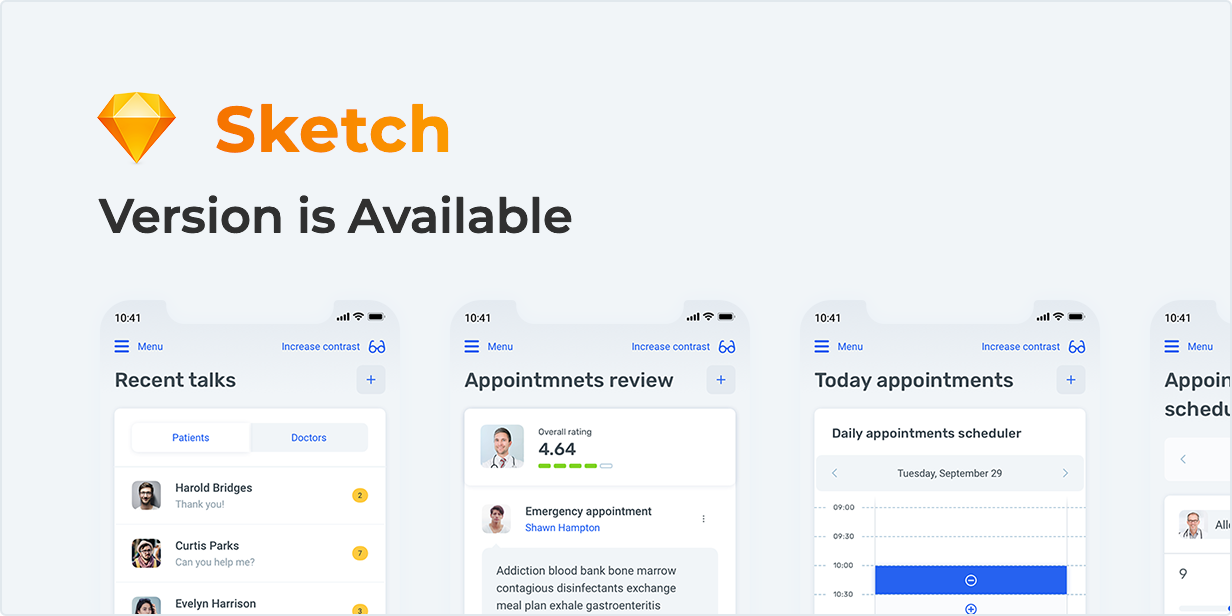 Medux – App Dashboard UI Kit for Sketch