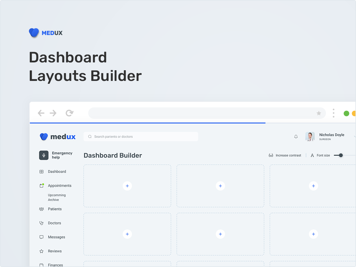 Dashboard Layouts Builder