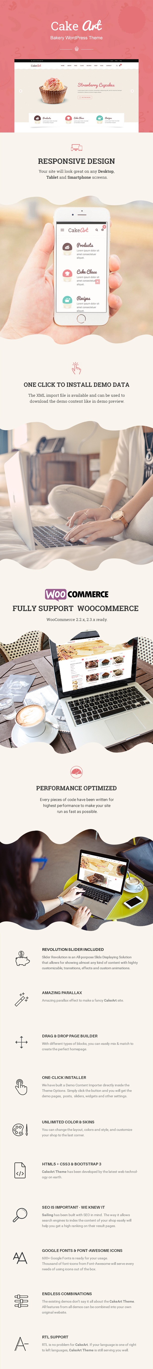 Cake WordPress Theme