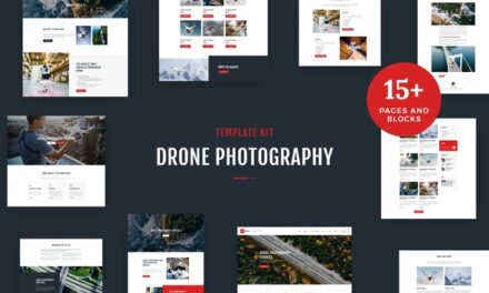 Drone Media – Aerial Photography & Videography Elementor Template Kit