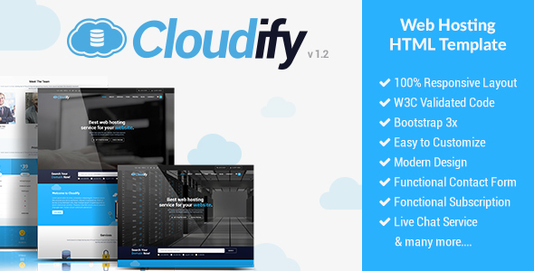 Cloudify – Web Hosting HTML Template