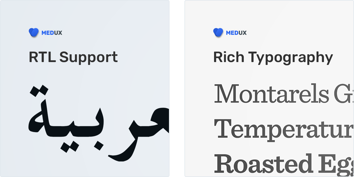 RTL Support and Rich Typography