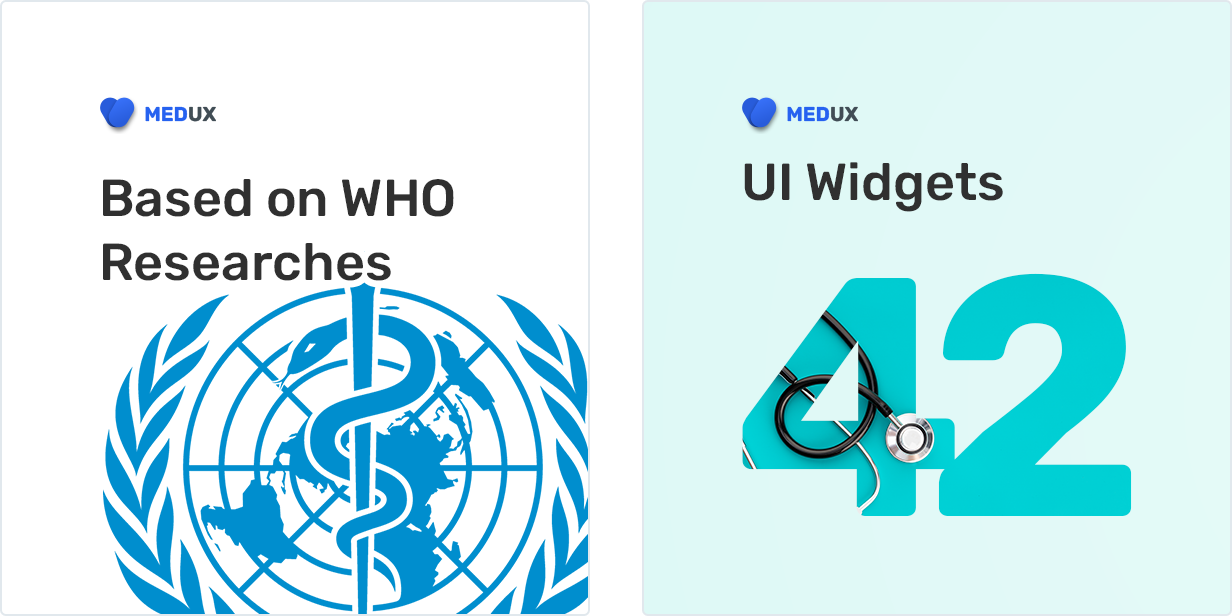 42 Widgets Based on World Health Organization Researches