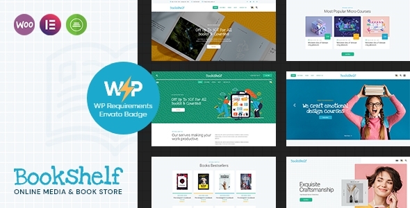 Bookshelf | Books & Media Online Store WordPress Theme