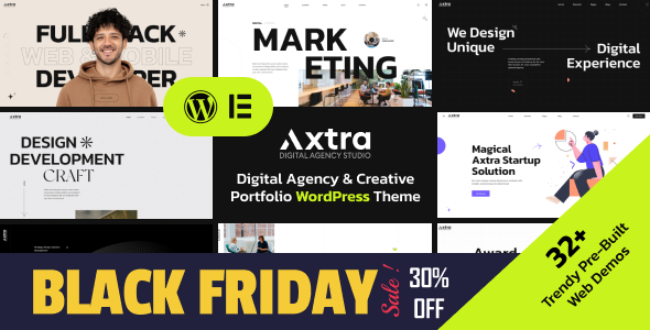 Axtra | Digital Agency Creative Portfolio Theme