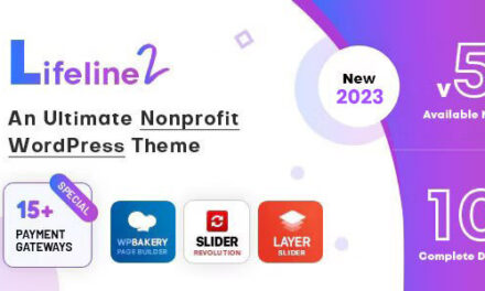 Lifeline 2 – An Ultimate Nonprofit WordPress Theme for Charity, Fundraising and NGO Organizations