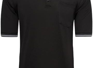 Murray Sporting Goods Short Sleeve Polo Baseball and Softball Umpire Shirt – Sized for Chest Protector