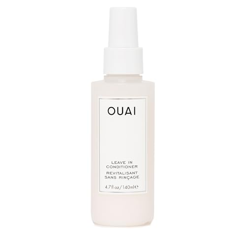 OUAI Leave-In Conditioner – Multitasking Mist that Protects Against Heat, Primes Hair for Style, Smooths Flyaways, Adds Shine & Detangles – Free of Parabens, Sulfates & Phthalates – 4.7 fl oz