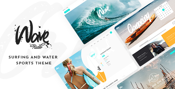 WaveRide – Surfing and Water Sports Theme