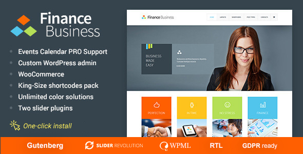 Finance Business – Company Office Corporate Theme