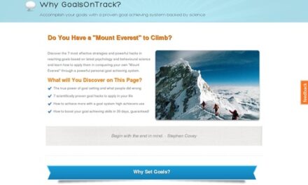 GoalsOnTrack – Goal Software for High Achievers