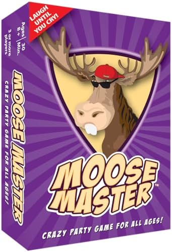 Moose Master – Laugh Until You Cry or Pee Your Pants Fun – Your Cheeks Will Hurt from Smiling and Laughing so Hard – People Looking for A Hilarious Night in a Box