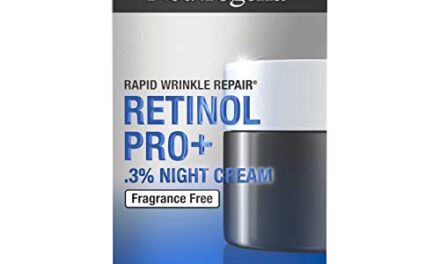 Neutrogena Rapid Wrinkle Repair Retinol Pro+ Anti-Wrinkle Night Moisturizer, Anti-Aging Face & Neck Cream, Formulated without fragrance, parabens, dyes, & phthalates, 0.3% Retinol, 1.7 oz