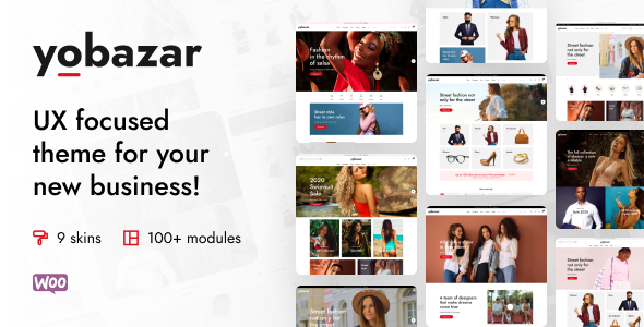 Yobazar – Elementor Fashion WooCommerce Theme