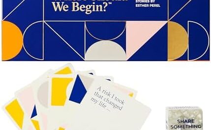 ESTHER PEREL Where Should We Begin Game of Stories – Conversation Cards for Couples, Friends, & Co-Workers – Interactive Couples Game w/ 200 Cards, & Dice – 2-6 Player Card Games for Couples