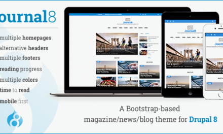 Journal8 – Mobile-First Drupal 10 Theme