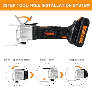 Cordless Oscillating Multi-Tool TEENO