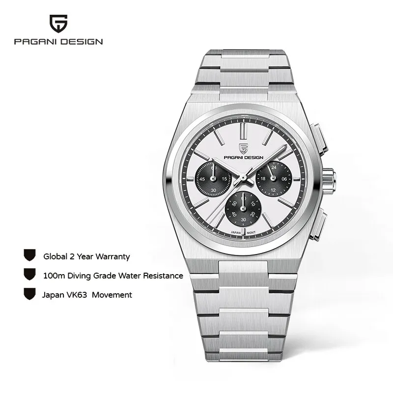 PAGANI DESIGN 2023 New Men Watches Quartz Business Watches VK63 Mens Clock Top Brand Luxury Watch Men Chronograph Watch for Men