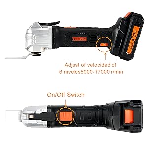 Cordless Oscillating Multi-Tool TEENO