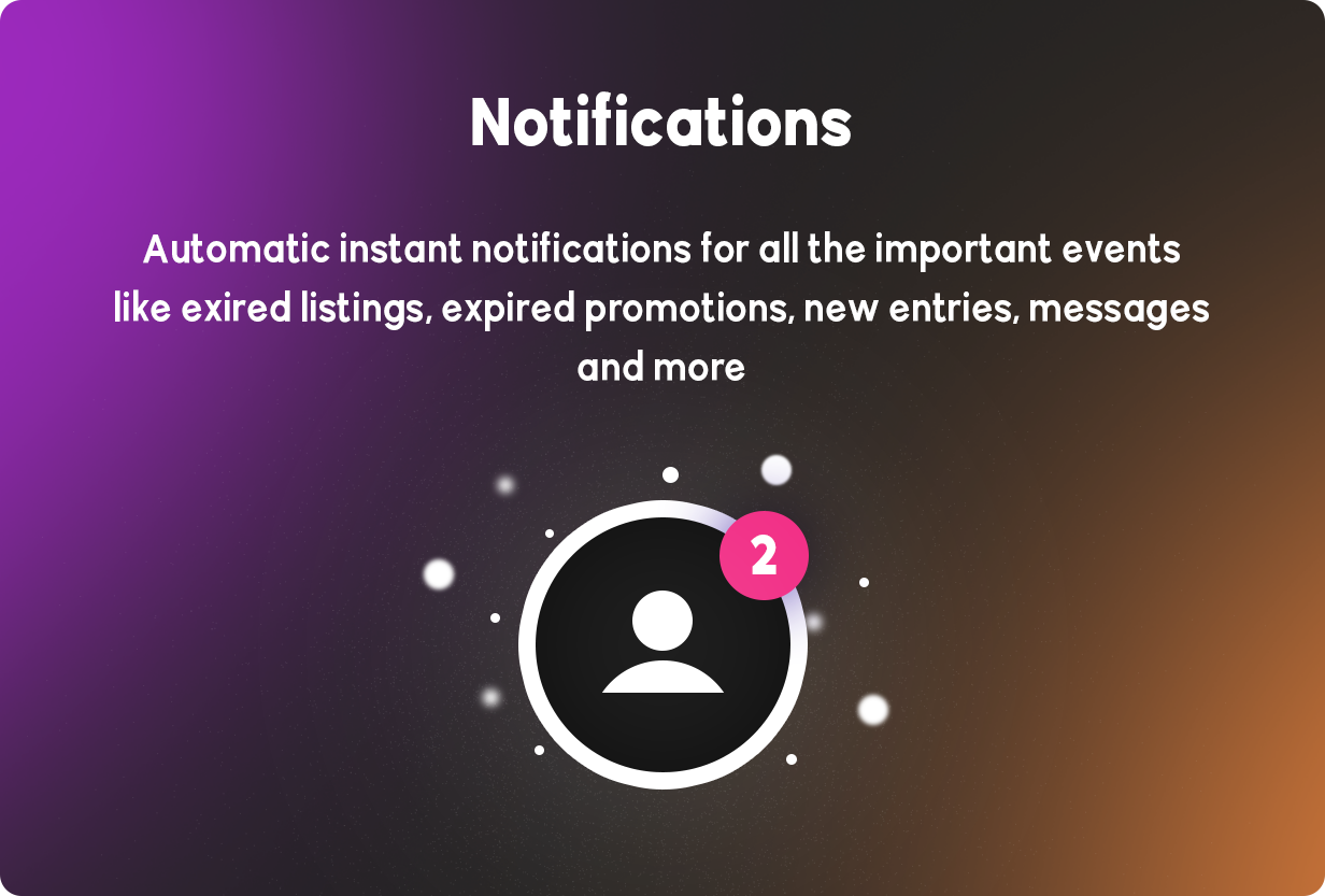 BRIKK- listing and directory WordPress theme - notifications