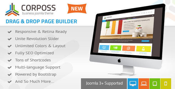 Corposs – Responsive Business Joomla Template