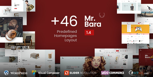 Mr.Bara – Responsive Multi-Purpose eCommerce WordPress Theme