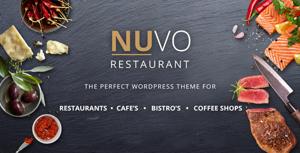 NUVO – Restaurant, Cafe & Bistro Drupal Theme