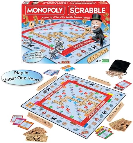 Monopoly Scrabble, 2-4 Players