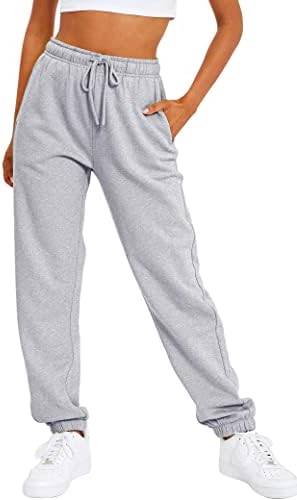 AUTOMET Women’s Casual Baggy Fleece Sweatpants