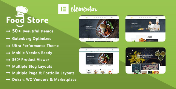 Food Store | Organic & Restaurant WooCommerce WordPress Theme