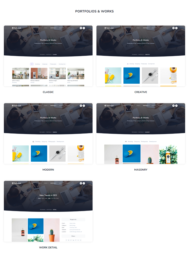 Techwind - Tailwind CSS Multipurpose Landing & Admin Dashboard Template - 14